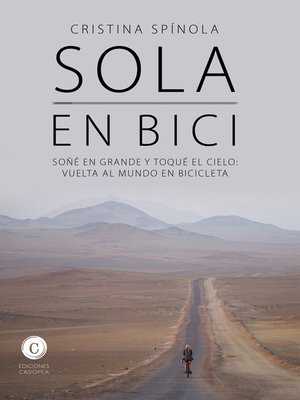 cover image of Sola en bici